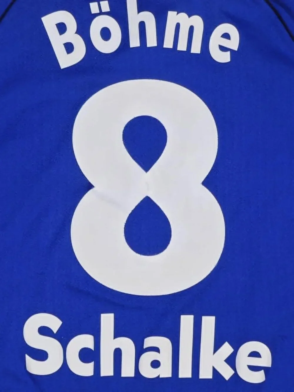 Schalke 04 Vintage 90s Jörg Böhme Adidas Germany Soccer Jersey